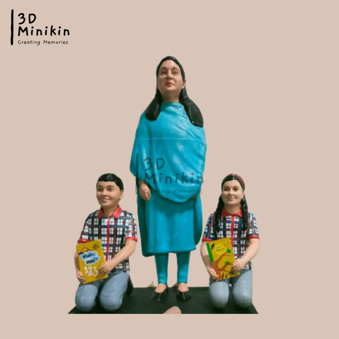 Personalized Family Full Body 3D Miniature