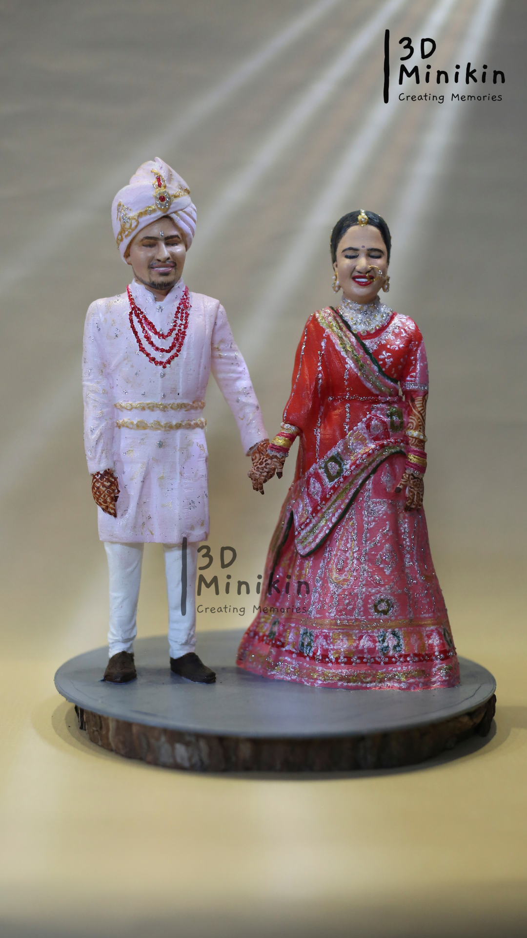 Personalized Couple Full Body Miniature