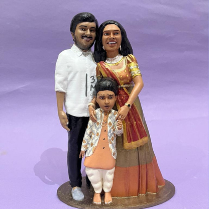 Personalized Family Full Body 3D Miniature