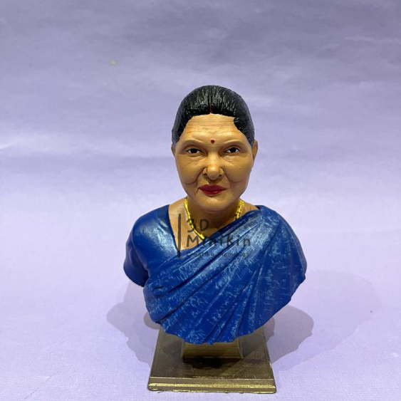 Personalized Half Bust Miniature