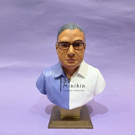 Personalized Half Bust Miniature