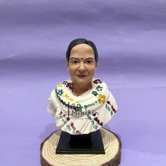 Personalized Half Bust Miniature