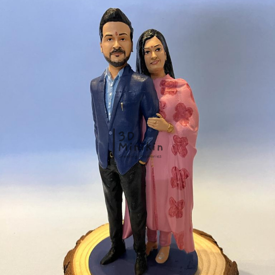 Personalized Couple Full Body Miniature