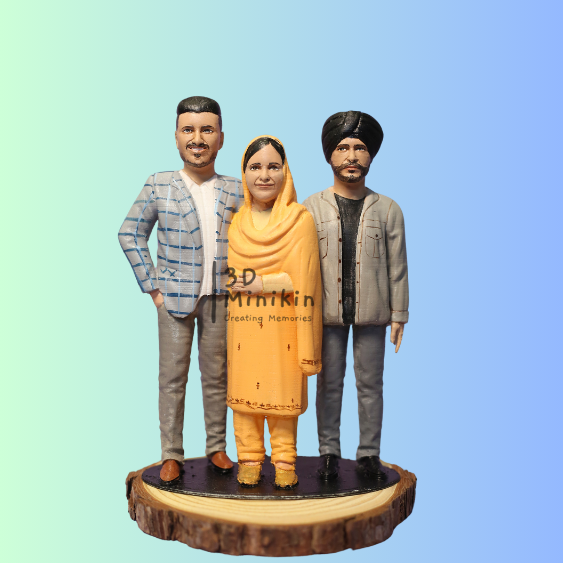 Personalized Family Full Body 3D Miniature