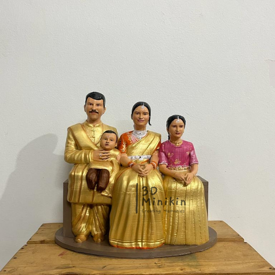 Personalized Family Full Body 3D Miniature