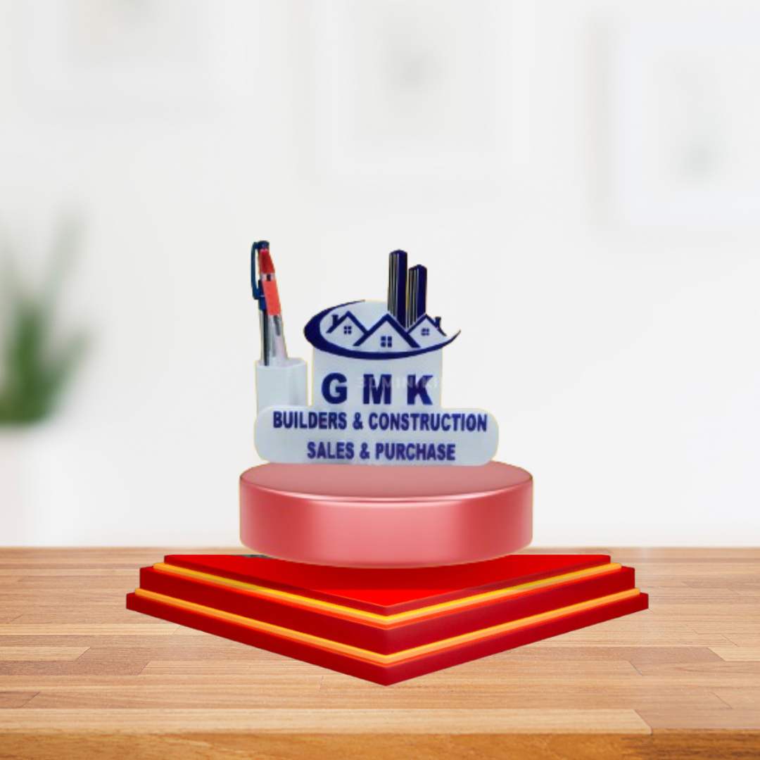 Personalized Company Logo Pen Stand