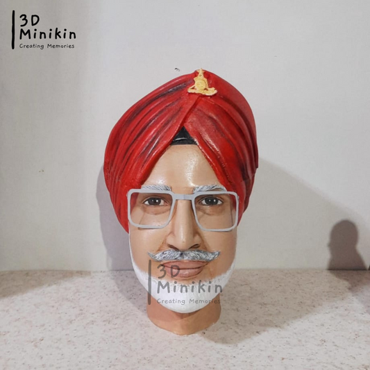 Personalized Half Bust Miniature
