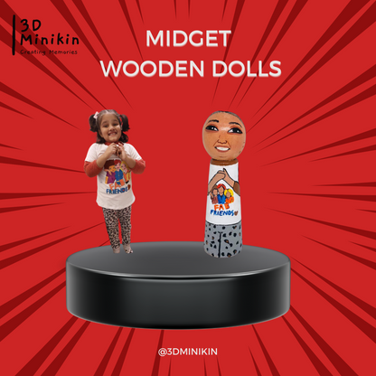 Personalized Midget Wooden Dolls