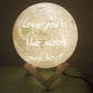 Personalized 3D Moon Lamps