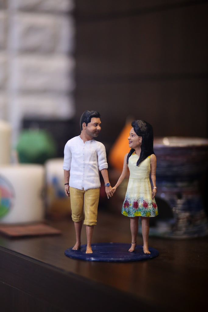 Personalized Couple Full Body Miniature
