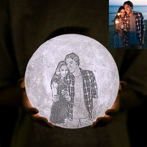 Personalized 3D Moon Lamps
